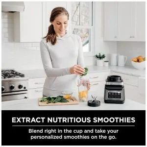 Liquidificador Ninja BN751 Professional Plus DUO, 1400 Watts, 3 Programas AutoIQ, Jarra Tritan 2 Litros, Tecnologia de Extração de Nutrientes