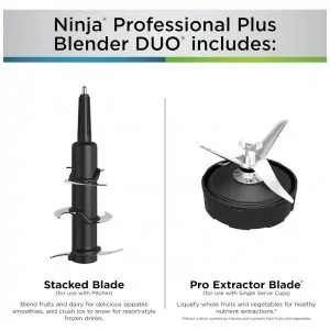 Liquidificador Ninja BN751 Professional Plus DUO, 1400 Watts, 3 Programas AutoIQ, Jarra Tritan 2 Litros, Tecnologia de Extração de Nutrientes