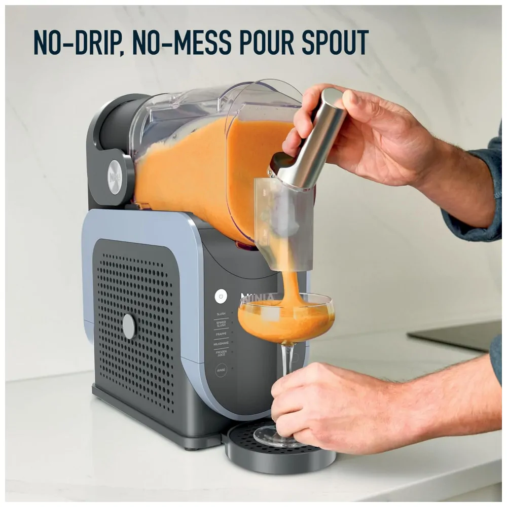 Máquina de Slush Raspadinha Ninja SLUSHi FS301 2,6L Preta 5 Programas RapidChill 110V