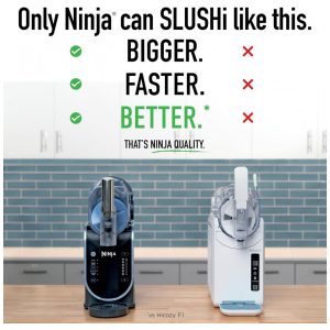 Ninja Máquina de Raspadinha FS301 Fabricador Bebidas Congeladas RapidChill 5 Predefinições Preto Premium Sem Gelo 110V