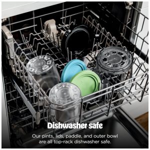 Máquina de sorvete Ninja CREAMi prata 7 programas 800 W 120V modelo NC301 Bundle