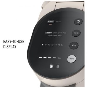 Máquina de Café Ninja Pods e Grounds Individual XL Compatível K Cup 4 Estilos Reservatório 2 L Frother Integrado Tamanhos 177 710 mL Pedra PB055AST 110V