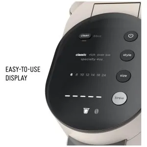 Cafeteira Ninja PB055AST Pedra Preparo Duplo Espumador Reservatório 2L 120V