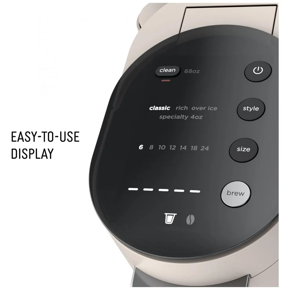 Cafeteira Ninja PB055AST Pedra Preparo Duplo Espumador Reservatório 2L 120V