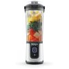 Liquidificador Portátil Ninja Blast, Sem Fio, Recipiente 530ml, Tampa Antivazamento com Bico, Glitter Branco, BC152GL, 7.4V