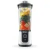 Liquidificador Portátil Ninja Blast, Sem Fio, Recipiente 530ml, Tampa Antivazamento com Bico, Glitter Branco, BC152GL, 7.4V