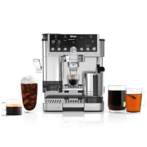 Máquina de Espresso Ninja Luxe Café Pro ES701 Inox, 2 L, Moedor Integrado, 120V