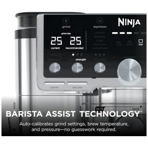 Máquina de Espresso Ninja Luxe Café Pro ES701 Inox, 2 L, Moedor Integrado, 120V