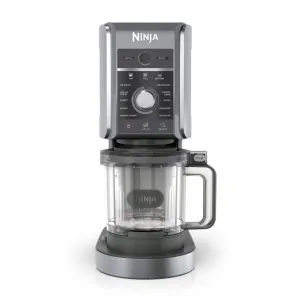 Sorveteira Ninja CREAMi Deluxe Prata 2 Potes 710 ml 11 Programas XL NC501 110V