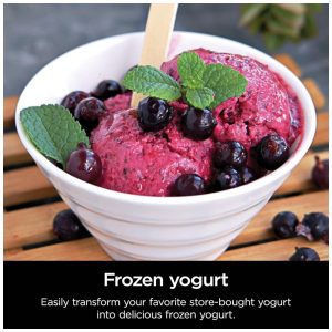 Sorveteira Ninja CREAMi Deluxe Prata 2 Potes 710 ml 11 Programas XL NC501 110V