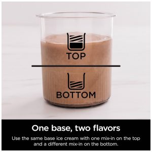 Sorveteira Ninja CREAMi Deluxe Prata 2 Potes 710 ml 11 Programas XL NC501 110V