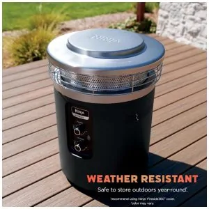 Ninja Fireside360 Aquecedor Externo Portátil 3 Modos com Chama e Calor para Varanda, Camping e Praia
