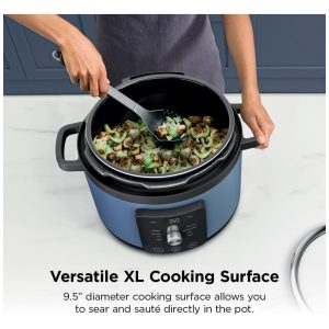 Panela de Pressão Elétrica Ninja HyperHeat Azul Macaron 6,2 L 9 em 1 SimpliServe Pot 1200 W PC201 110V