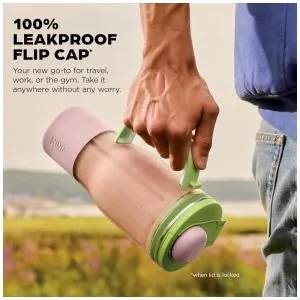 Liquidificador Pessoal Ninja Blendboss Verde 770 ml Copo Viagem Tampa Antivazamento Auto iQ 110V