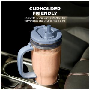 Liquidificador Pessoal Ninja Blendboss Azul Cyberspace 770 ml Copo Viagem Tampa Antivazamento Auto iQ 110V