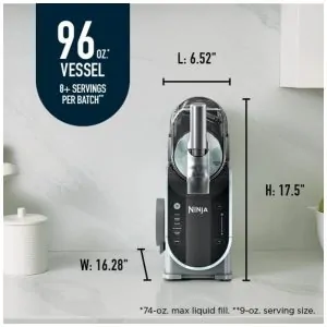 Ninja SLUSHI com Tecnologia RapidChill Máquina de Bebidas Congeladas 2,8L com 5 Programas Preset