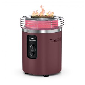 Ninja Fireside360 Aquecedor Externo Portátil com 3 Modos Chama, Calor e Ambos Para Jardim, Camping e Praia