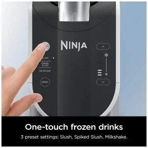 Máquina de Bebidas Geladas Ninja SLUSHi Preta 2,6 L RapidChill 5 Programas FS301C 110V
