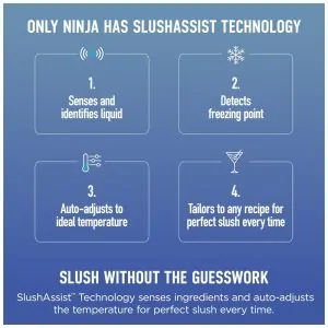 Máquina de Slush Raspadinha Ninja SLUSHi Max Pêssego 4,4L 12 Porções Frozen Drinks