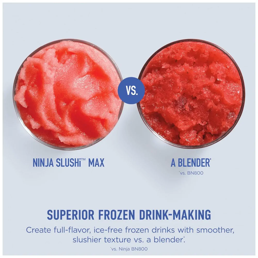 Máquina de Slush Raspadinha Ninja SLUSHi Max Pêssego 4,4L 12 Porções Frozen Drinks