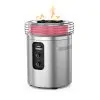 Ninja Fireside360 Aquecedor Externo e Fogueira Portátil com 3 Modos, Aço Inoxidável, 80.000 BTUs