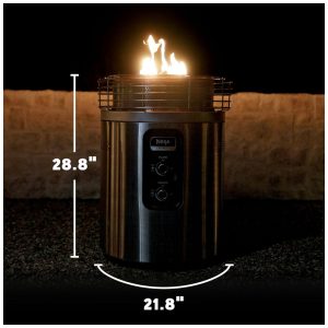 Ninja Fireside360 Aquecedor Externo e Fogueira Portátil com 3 Modos, Aço Inoxidável, 80.000 BTUs