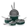 Conjunto de Panelas Ninja CW39010GN Cerâmico Pro Verde 10 Peças Antiaderente NeverStick