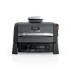 Churrasqueira Elétrica a Lenha Ninja Woodfire OG321 6 em 1 Grelha Defumador Air Fryer Externo