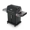 Churrasqueira Ninja FlexFlame 3 Queimadores Gás Propano e Elétrica 5 em 1 Preta 400W 110V