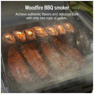 Churrasqueira Ninja FlexFlame 3 Queimadores Gás Propano e Elétrica 5 em 1 Preta 400W 110V