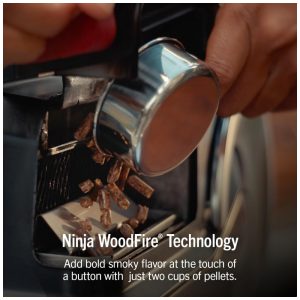 Churrasqueira Ninja FlexFlame 3 Queimadores Gás Propano e Elétrica 5 em 1 Preta 400W 110V