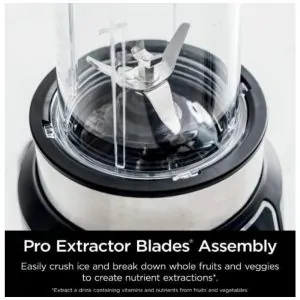 Mixer Ninja BN401A Nutri Pro Compacto com Tecnologia Auto iQ, 1100 Watts, para Sucos, Vitaminas e Molhos, com Lâminas Afiadas