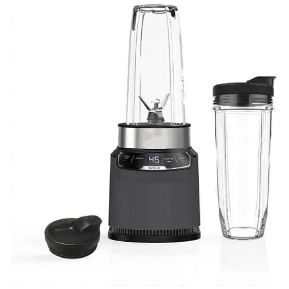 Mixer Ninja BN401A Nutri Pro Compacto com Tecnologia Auto iQ, 1100 Watts, para Sucos, Vitaminas e Molhos, com Lâminas Afiadas