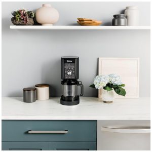 Sorveteira Ninja CREAMi Deluxe Preta 2 Potes 710 ml 11 Programas XL NC501 110V