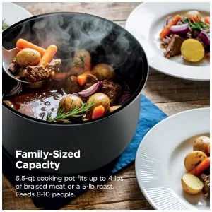 Panela de Pressão Elétrica Ninja HyperHeat Cinza 6,2 L 9 em 1 SimpliServe Pot 1200 W PC201GY 110V