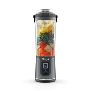 Liquidificador Portátil Sem Fio Ninja Blast , 530ml, Bateria Recarregável USB C, Tampa Anti vazamento, Preto Glitter BC152JB