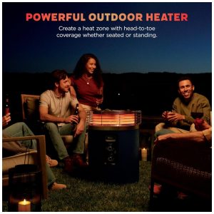 Ninja Fireside360 Aquecedor e Fire Pit Portátil 3 Modos Chama e Calor para Varanda e Camping