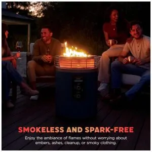 Ninja Fireside360 Aquecedor e Fire Pit Portátil 3 Modos Chama e Calor para Varanda e Camping