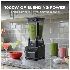 Liquidificador Ninja UltraCrush Profissional 2 L Preto 1000W Copo Tritan Tecnologia Total Crushing