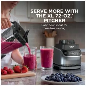 Liquidificador Ninja UltraCrush Profissional 2 L Cinza 1500W Copo Tritan Tecnologia Total Crushing 110V