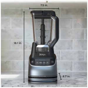 Liquidificador Ninja UltraCrush Profissional 2 L Cinza 1500W Copo Tritan Tecnologia Total Crushing 110V
