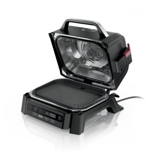 Churrasqueira Elétrica Ninja Woodfire Outdoor Grill Smoker 4 em 1 OG301 1760W 110V