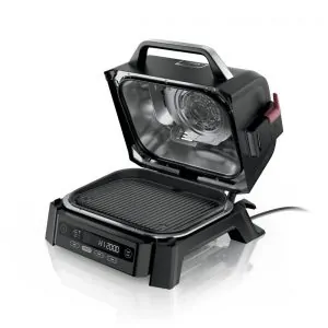 Churrasqueira Elétrica Ninja Woodfire Outdoor Grill Smoker 4 em 1 OG301 1760W 110V