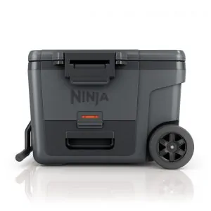 Caixa Térmica com Rodas Ninja FrostVault 42 L Cinza Gaveta Dry Zone Isolada