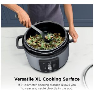 Panela de Pressão Elétrica Ninja HyperHeat Roxo Pedra 6,2 L 9 em 1 SimpliServe Pot 1200 W PC201SP 110V