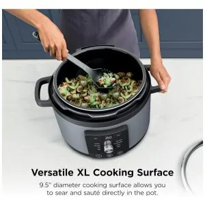 Panela de Pressão Elétrica Ninja HyperHeat Roxo Pedra 6,2 L 9 em 1 SimpliServe Pot 1200 W PC201SP 110V
