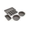 Conjunto formas para assar 5 peças Ninja Foodi cinza antiaderente NeverStick Premium