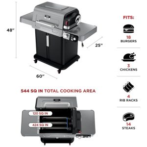 Sistema de cocção externa Ninja FlexFlame com cooler rígido 30 L branco 5 em 1 110V