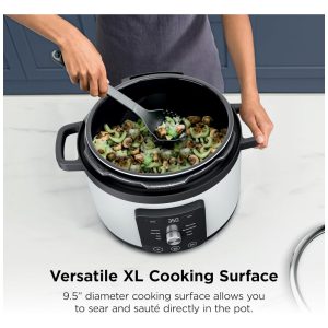 Panela de Pressão Elétrica Ninja HyperHeat Branca 6,2 L 9 em 1 SimpliServe Pot 1200 W PC201WH 110V