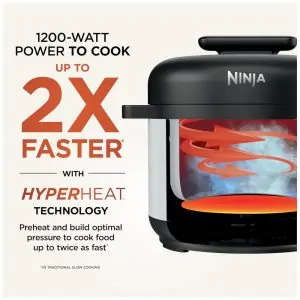 Panela Multifunção Ninja PC201WH HyperHeat 9 em 1 6,1L Branca 1200W 120V